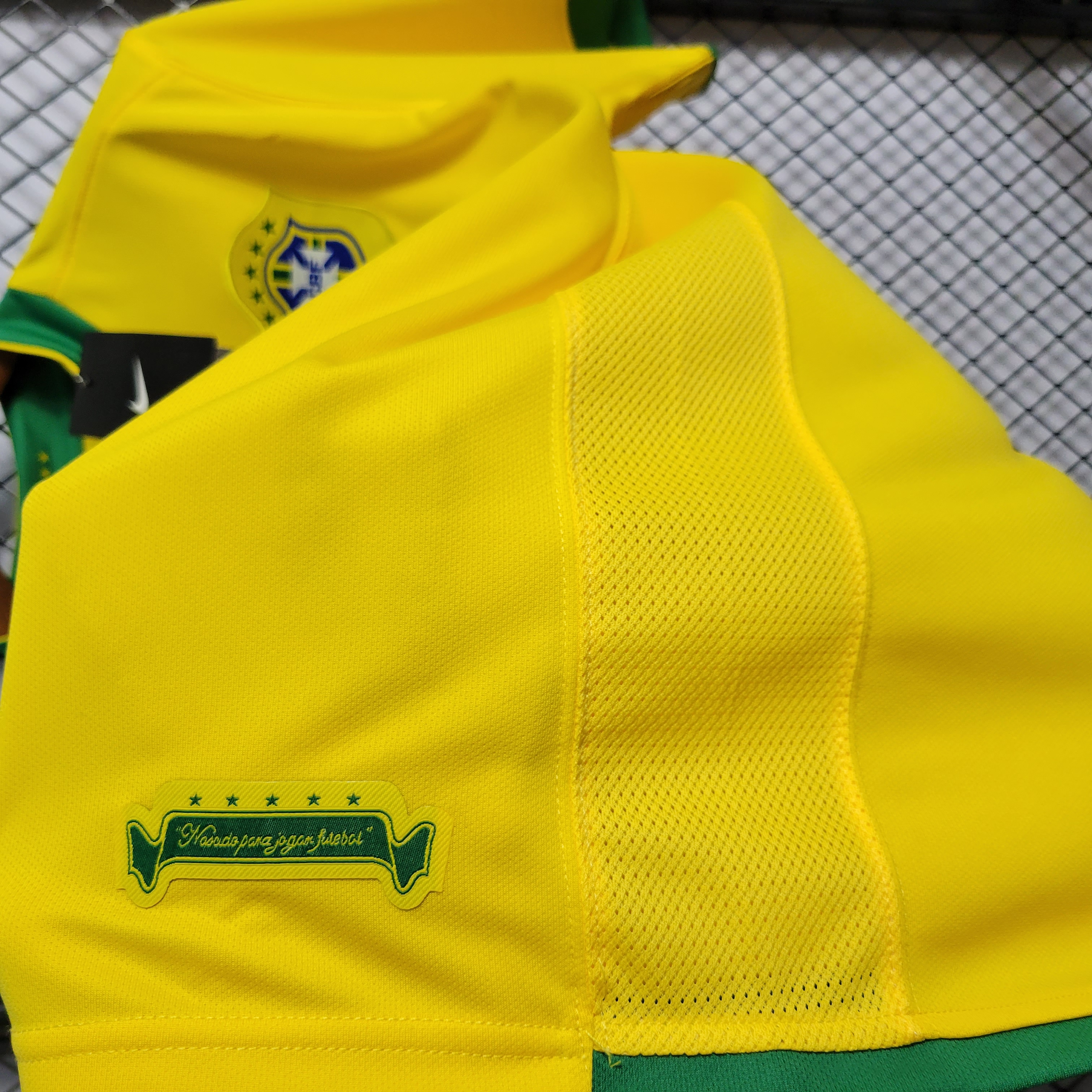 Higojerseys-Retro Brazil 2006 Home Stadium Jersey