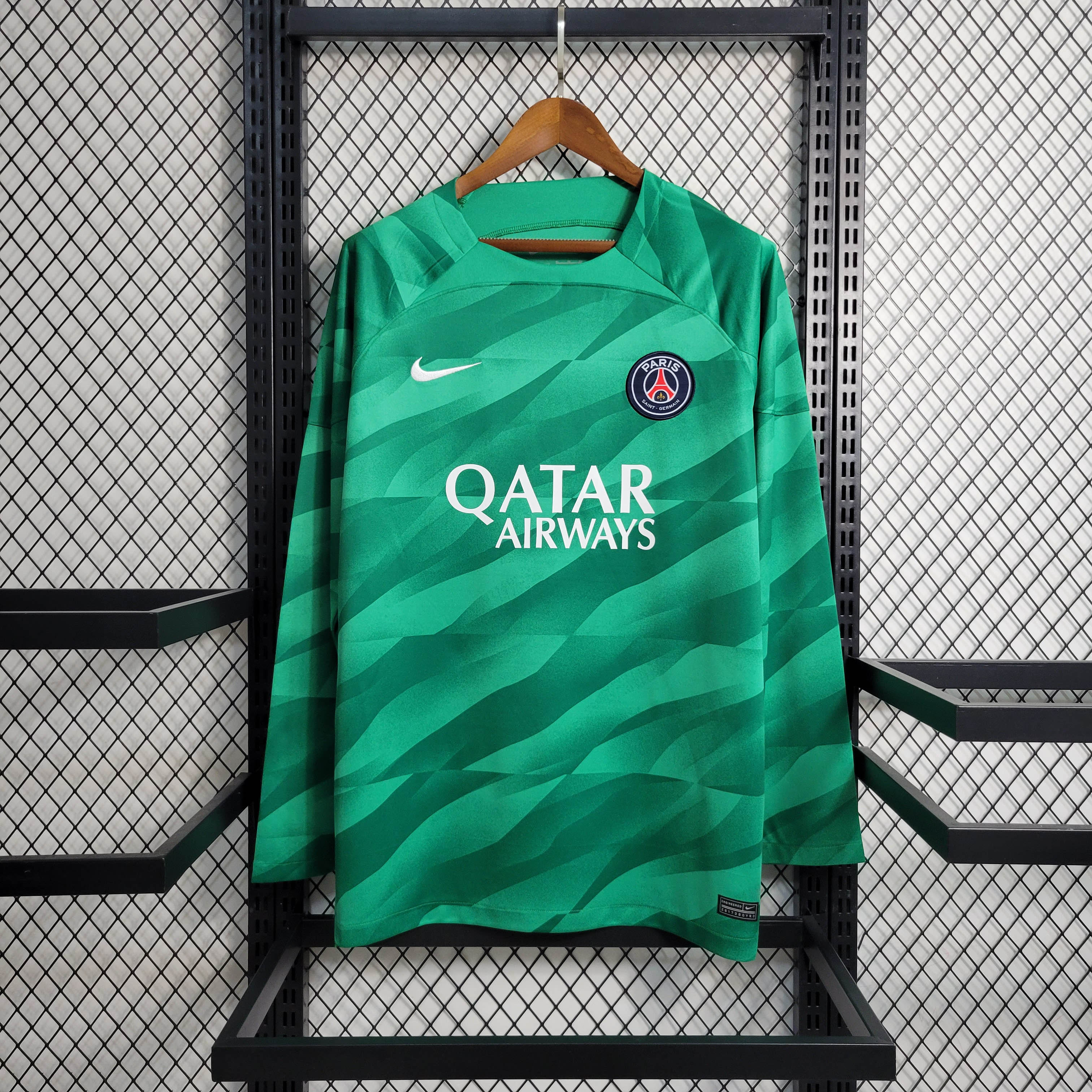 2023/2024 Long Sleeve Psg Paris Saint-Germain Goalkeeper Green Football Shirt:football jersey mysite: unitedjerseyfootball 邓江浪:football