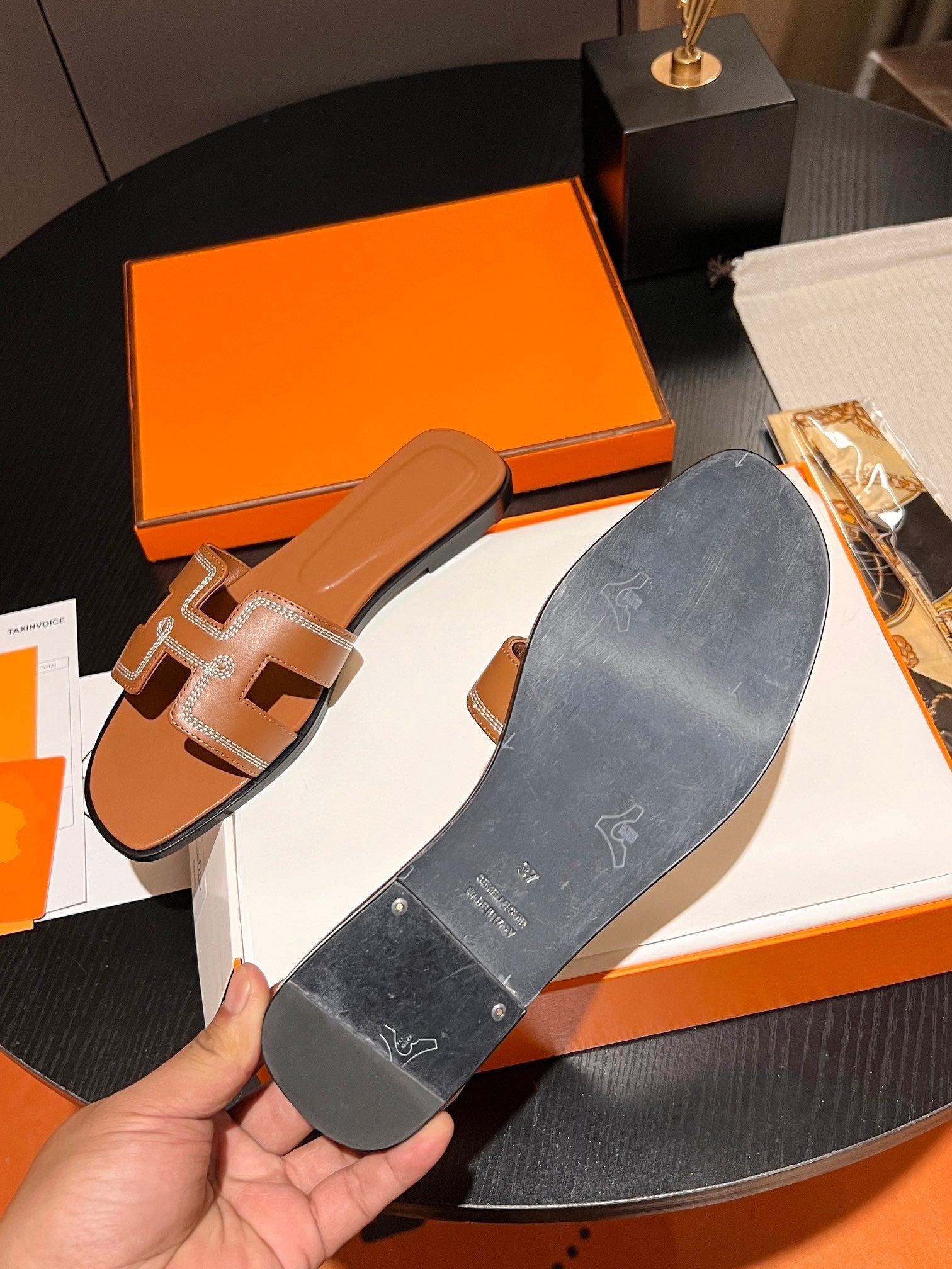 0RAN SANDAL Calfskin Sandstone、mysite、Cacoeks