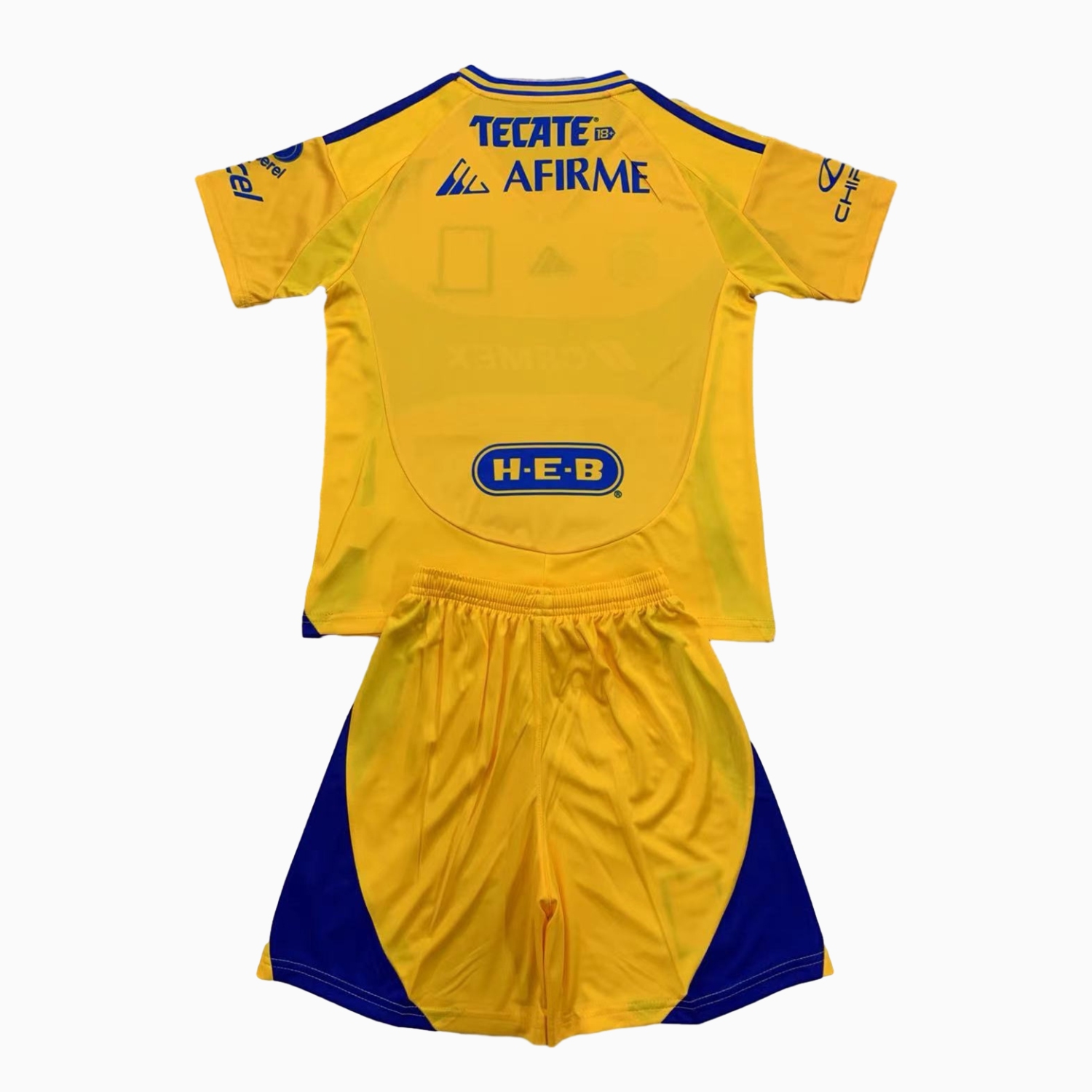 ManixJersey.com | Tigres UANL 24-25 Home Kids Kit -Customize Name, Number and Patch | Worldwide Shipping