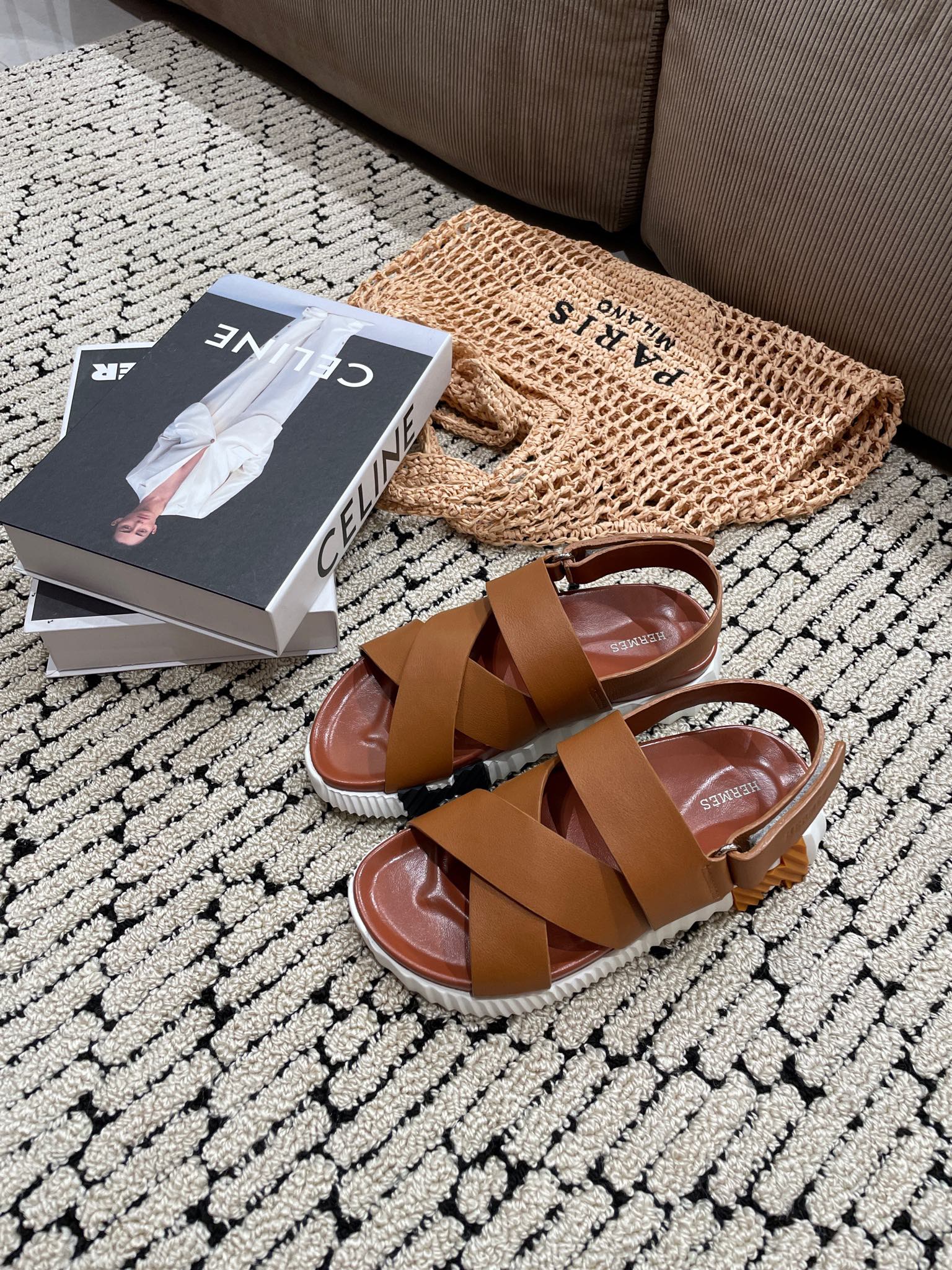 ELECTRIC SANDAL CHOCOLATE CALFSKIN、mysite、Cacoeks
