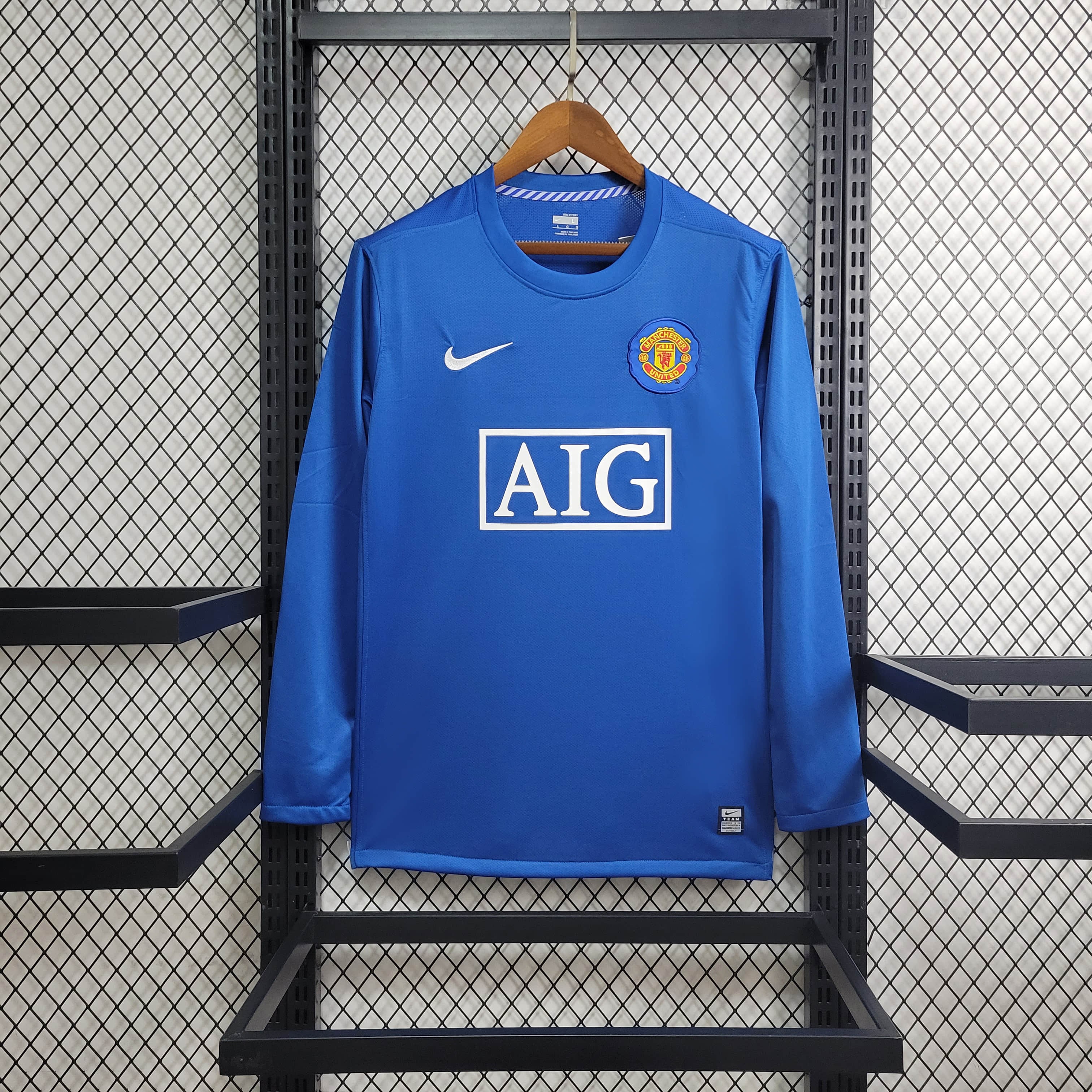 ManixJersey.com | Retro Manchester United 08-09 Third Long Sleeve Jersey -Customize Name, Number and Patch | Worldwide Shipping