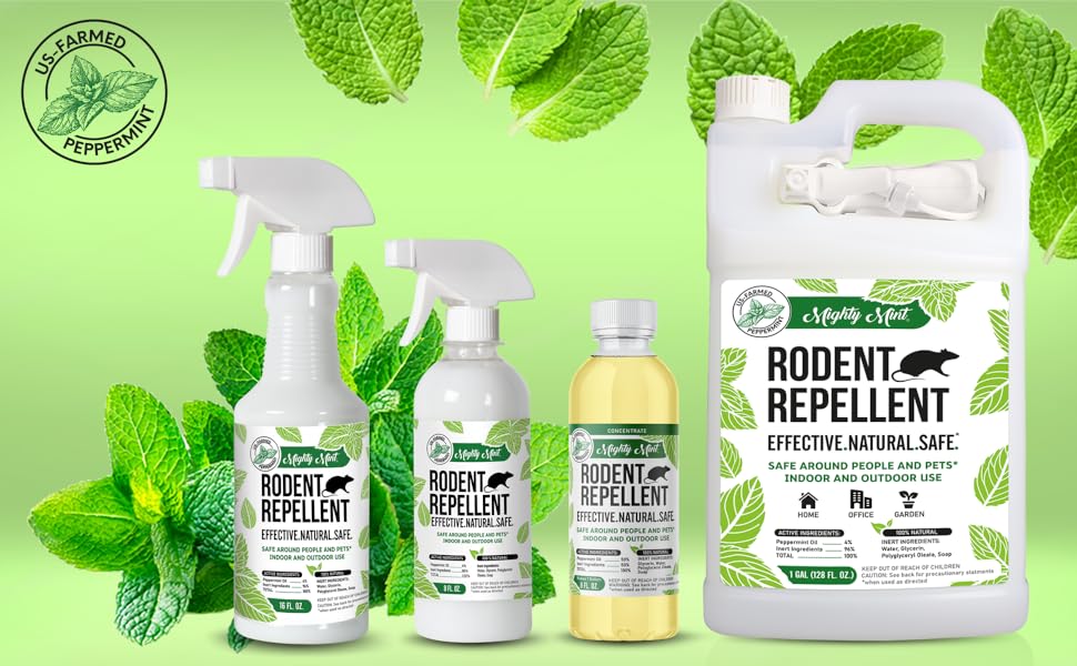 Mighty Mint Rodent Repellent Products