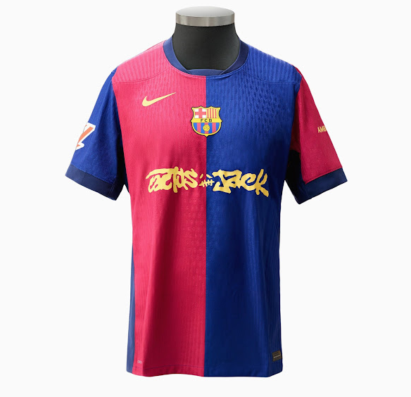 24/25 Barcelona Travis Scott Home Football Shirt-mysite Custom Football Kit- Nextkits