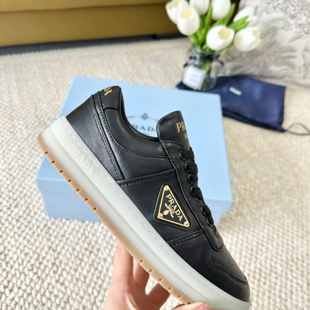 PRA DOWNTOWN NAPPA SNEAKERS BLACK CALFSKIN、mysite、Cacoeks