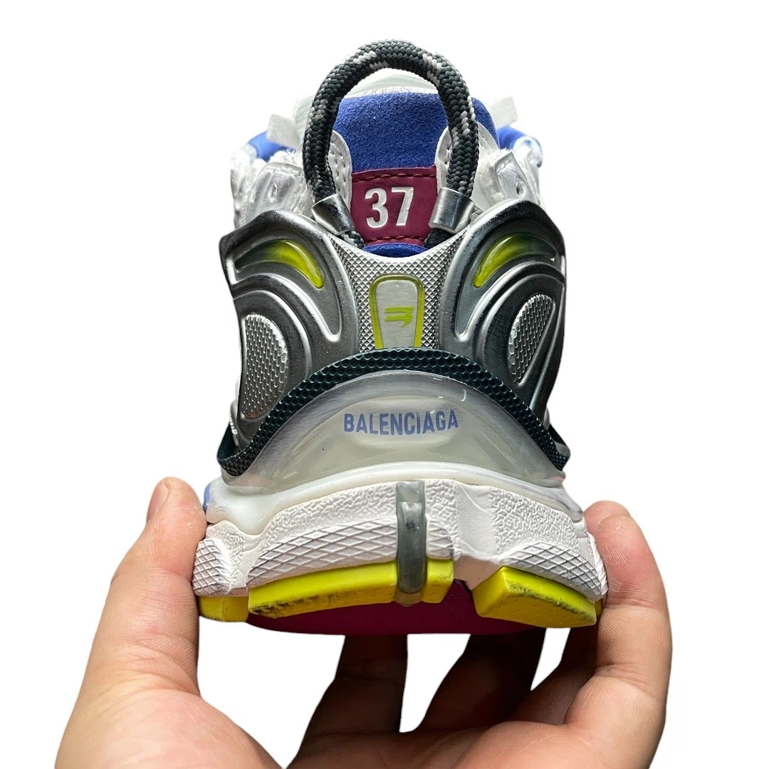 Balenciaga Runner Sneaker In White Blue Purple Yellow、mysite、Cacoeks