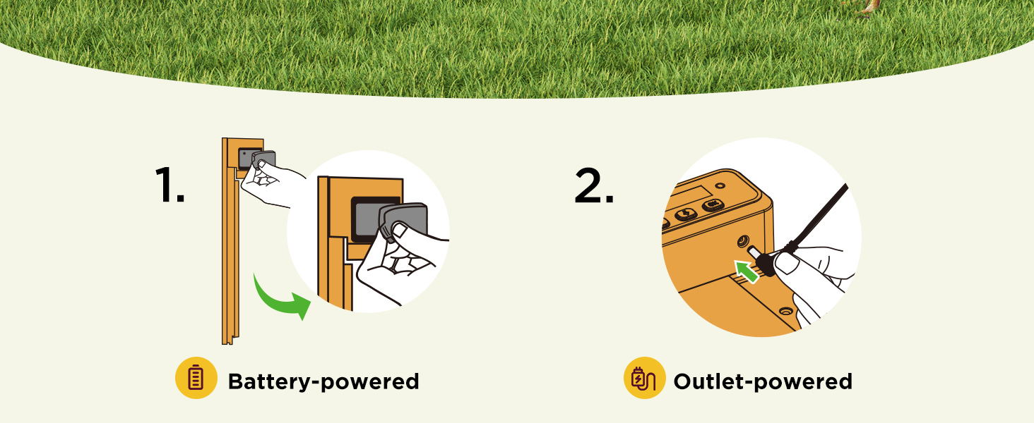 automatic chicken coop door power battery