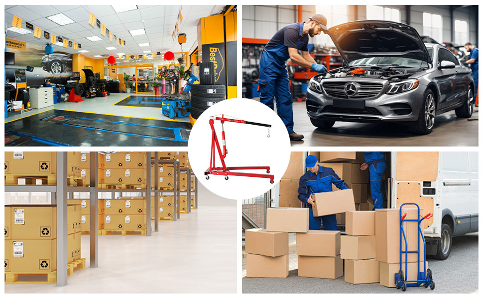 2 TON ENGINE HOIST CHERRY PICKER