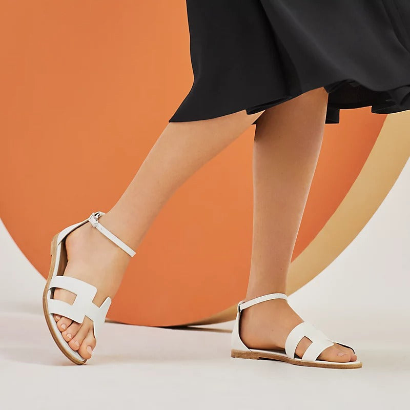 SANTORINI SANDAL WHITE CALFSKIN、mysite、Cacoeks