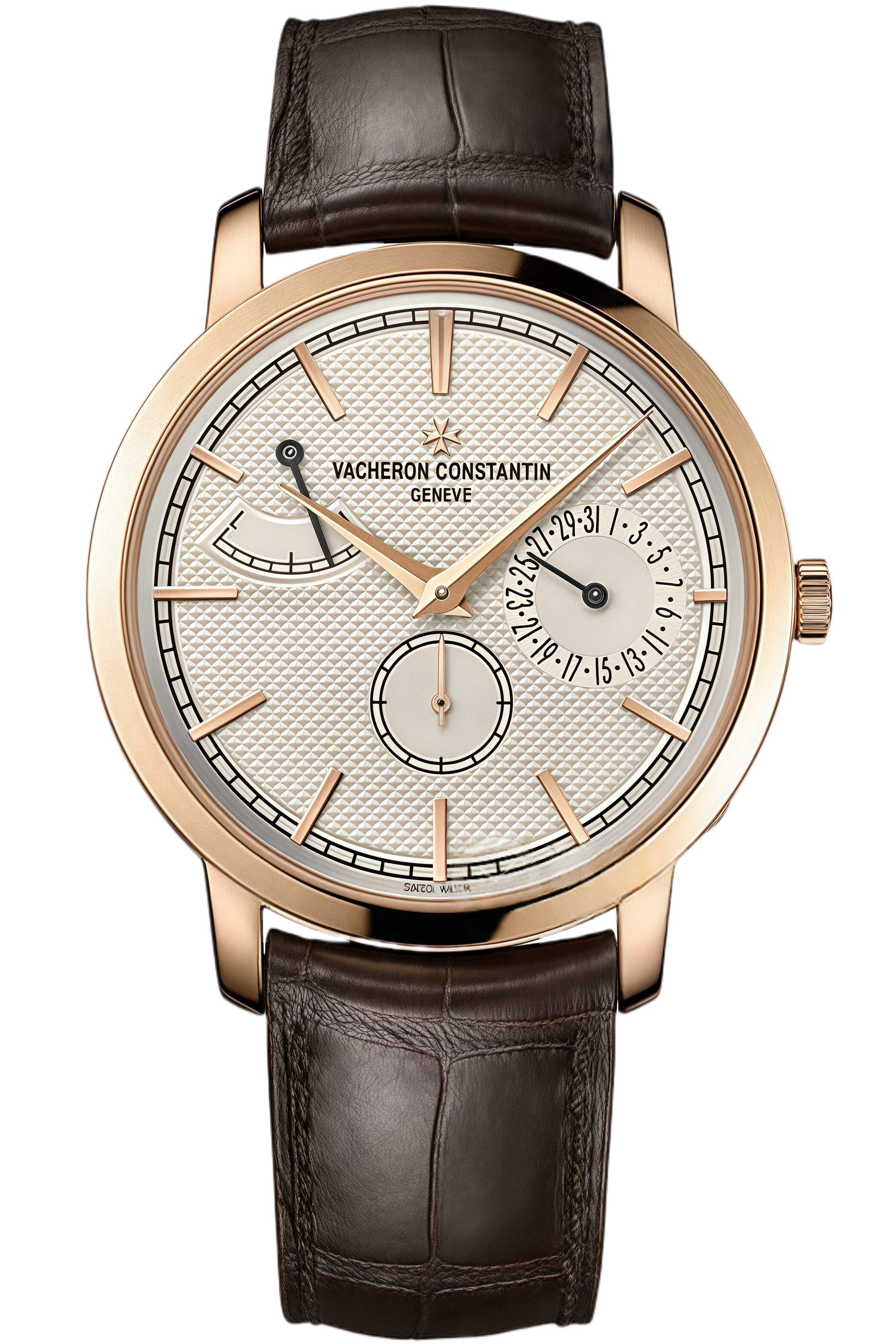 Vacheron Constantin Patrimony Ref. 83020/000R-9909 Super Clone Watch – Rose Gold Case Moonphase White Dial Replica