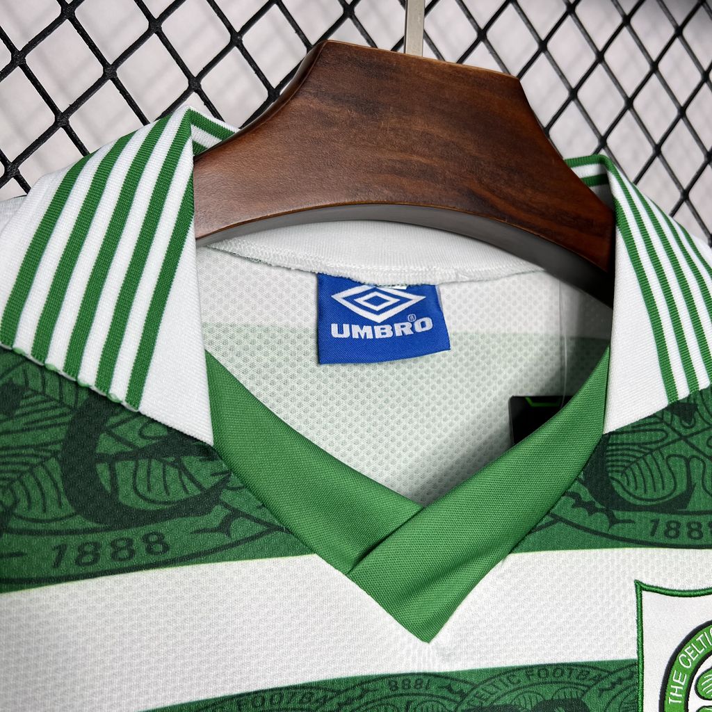 ManixJersey.com | Retro Celtic 1995-97 Home Stadium Jersey -Customize Name, Number and Patch | Worldwide Shipping