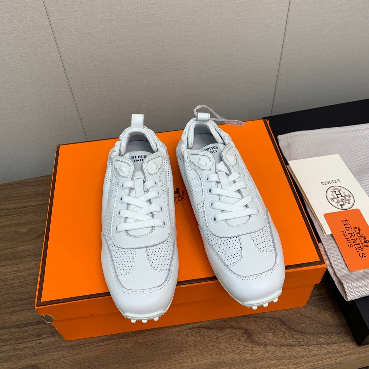 SKATEBOARD SHOES LIGHT GRAY CALFSKIN、mysite、Cacoeks