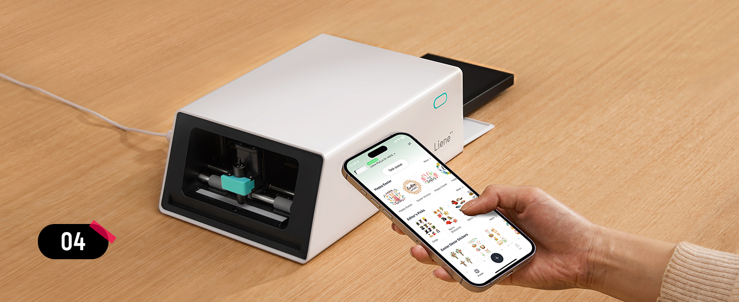 Liene PixCut S1 Photo Sticker Printer Cutting Machine  All in One Sticker Maker Machine
