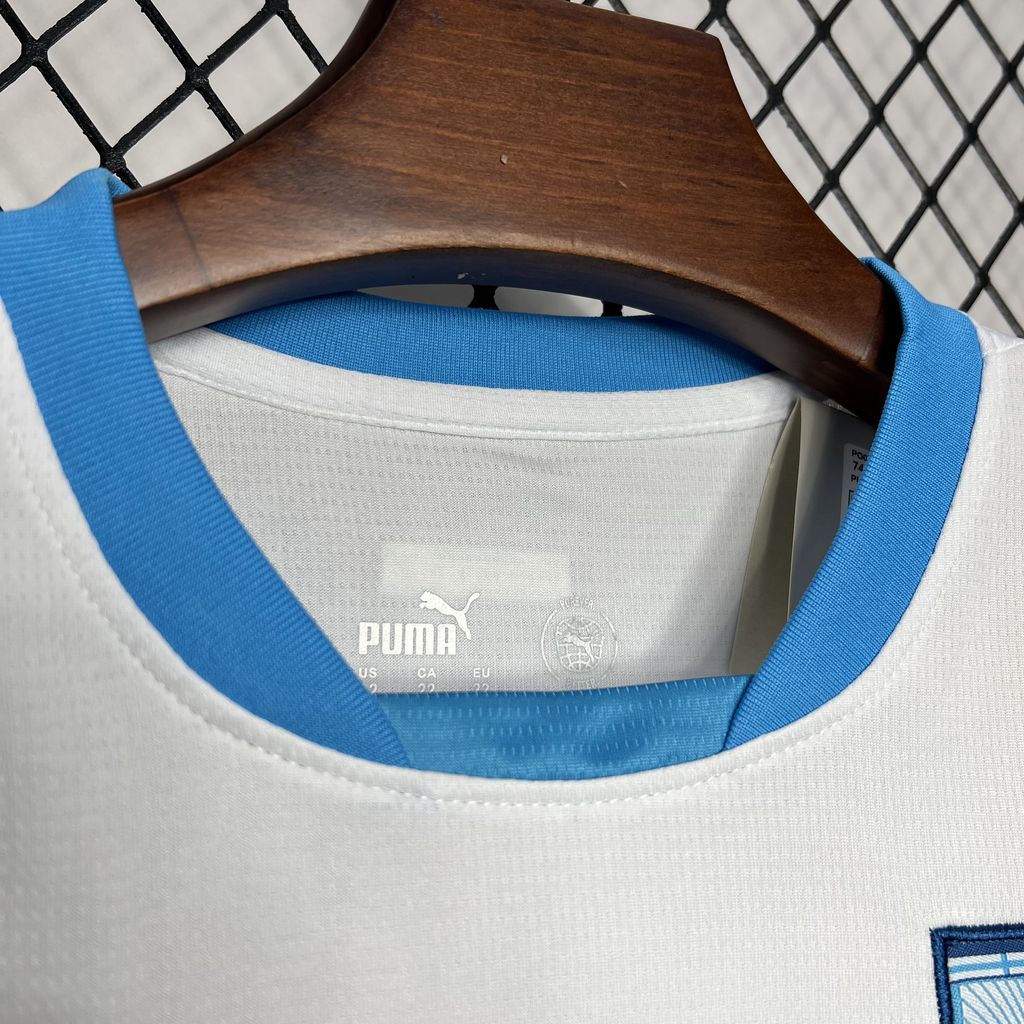 ManixJersey.com | Marseille 24-25 Home Stadium Kids Kit -Customize Name, Number and Patch | Worldwide Shipping
