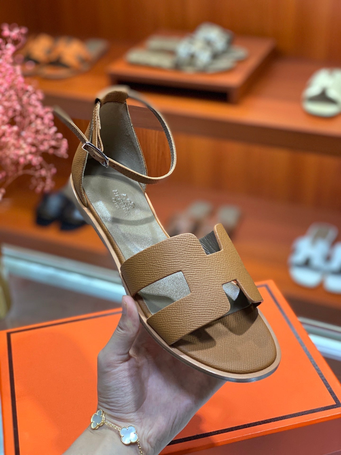 SANTORINI SANDAL COPPER CALFSKIN、mysite、Cacoeks