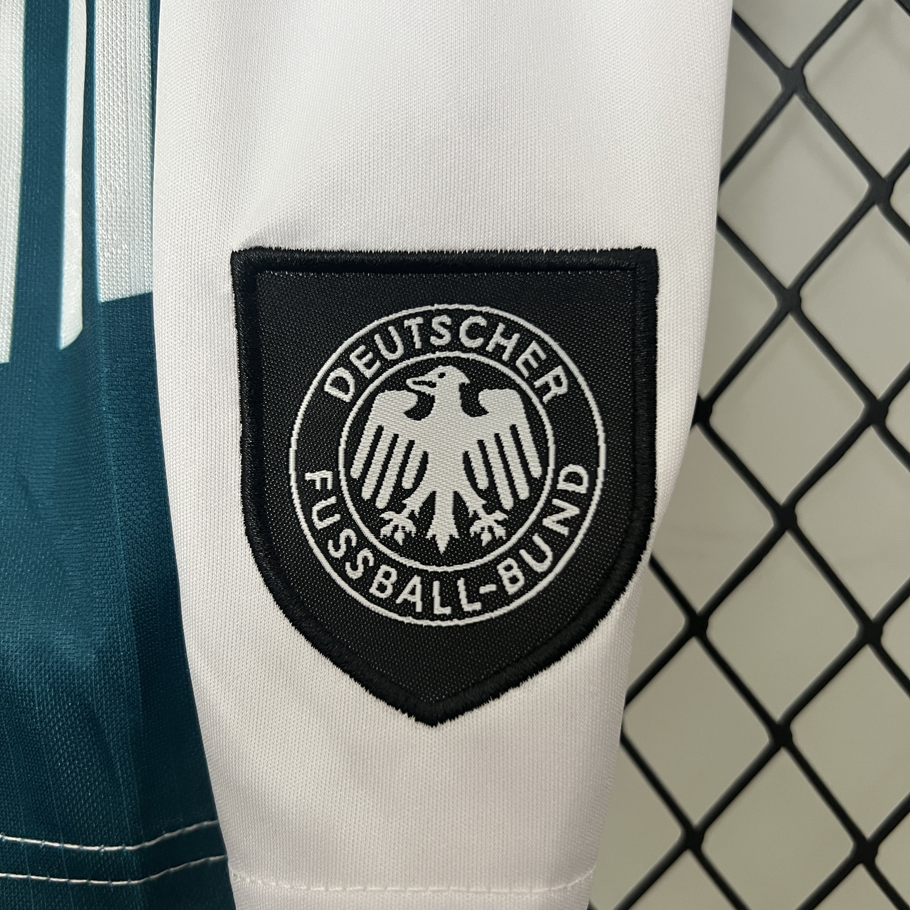 ManixJersey.com | Retro Germany 1996 Away Stadium Kids Kit -Customize Name, Number and Patch | Worldwide Shipping