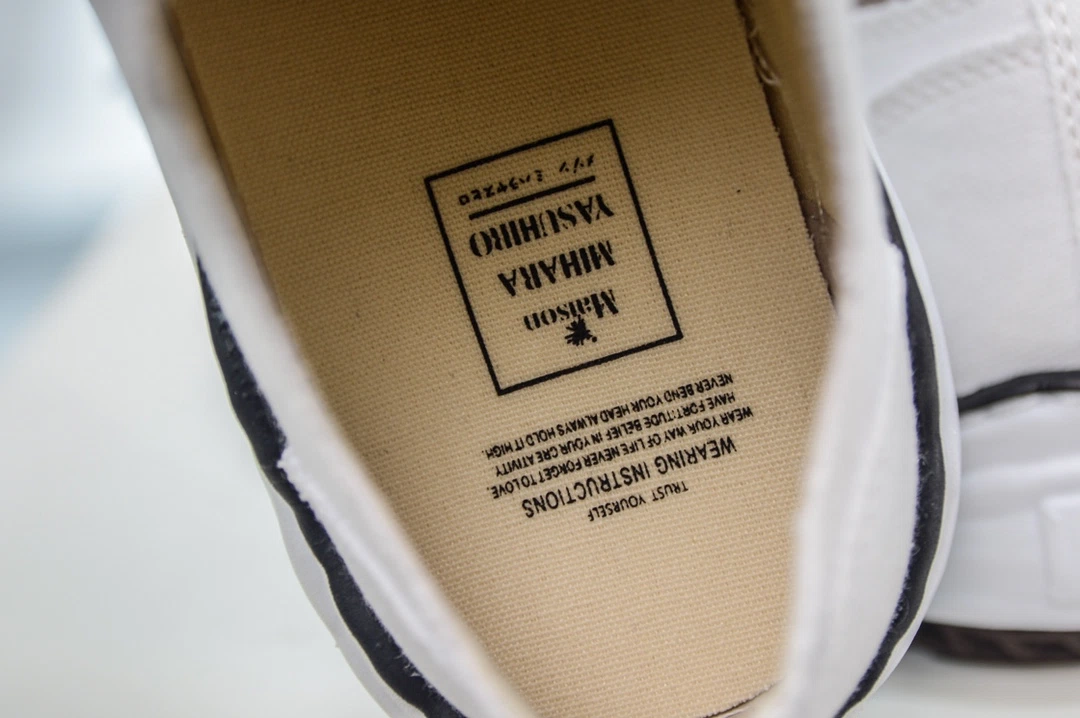 Maison Mihara Yasuhiro Peterson23 OG Sole Canvas Low-top Sneaker Black White、mysite、Cacoeks