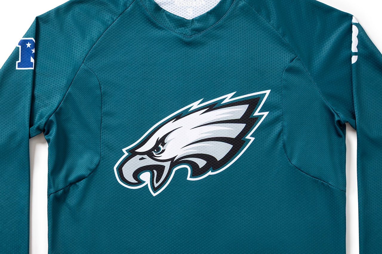 State Bicycle Co. | NFL Collection – Long-Sleeve MTB Jersey – Philadelphia Eagles、mySite、bearsvspackers
