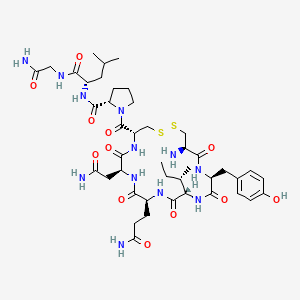 Oxytocin 5mg chemical structure depiction 