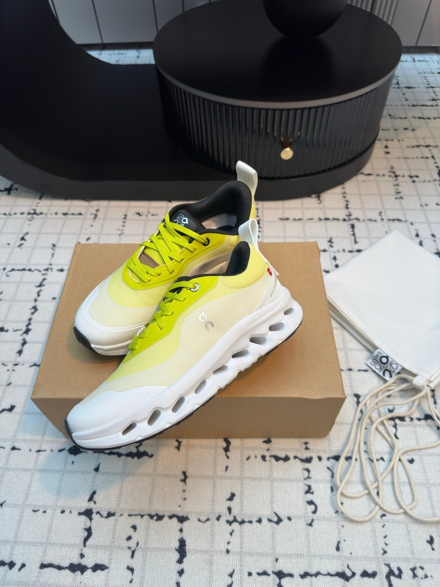 LW CLOUDTILT 2.0 SNEAKER WHITE AND LEMON POLYESTER、mysite、Cacoeks