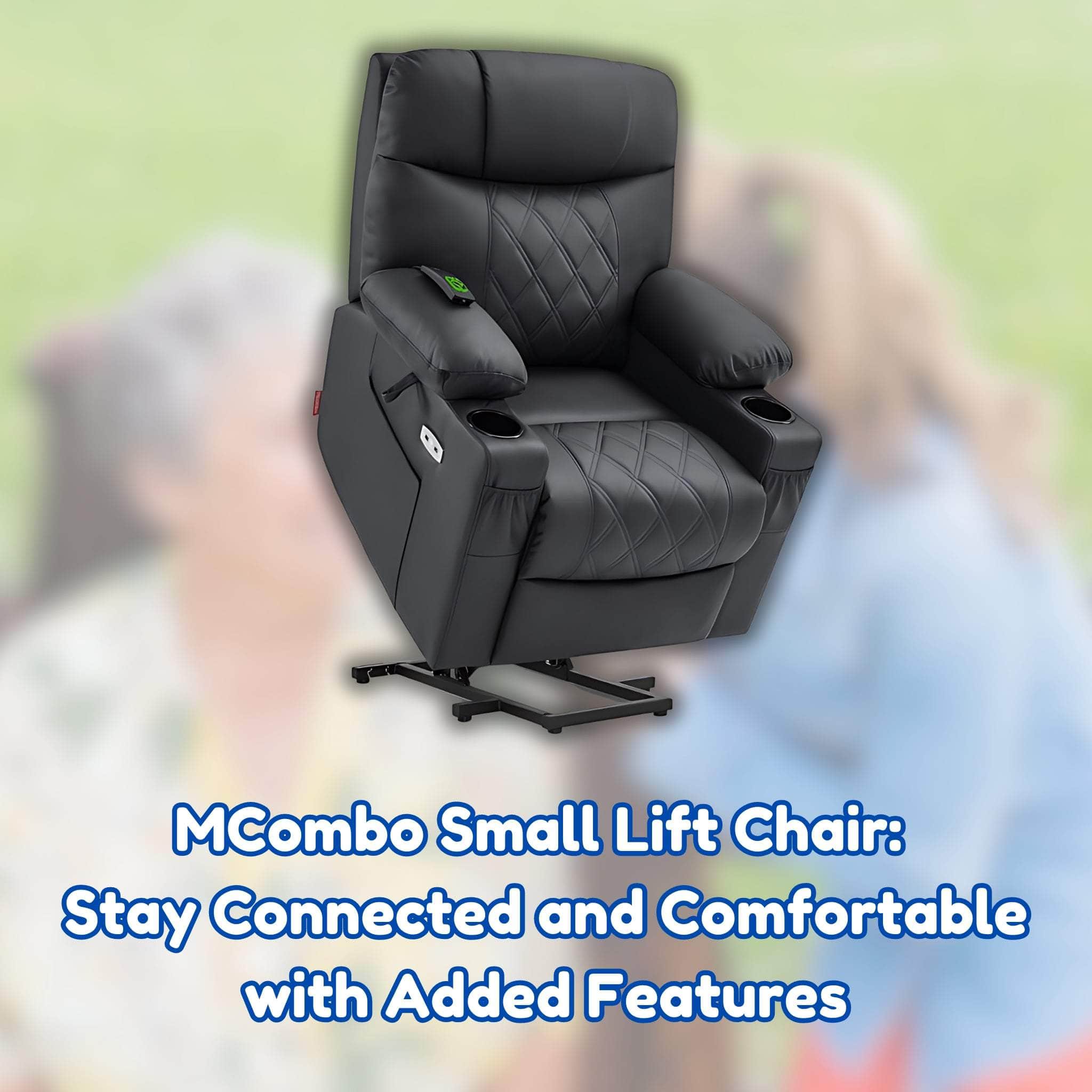 MCombo Small Lift Chair: Stay Connected and Comfortable with Added Features
