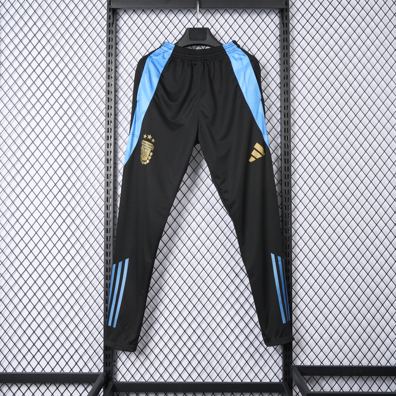 foot-Argentina 24-25 Black Training Pants - Player Version