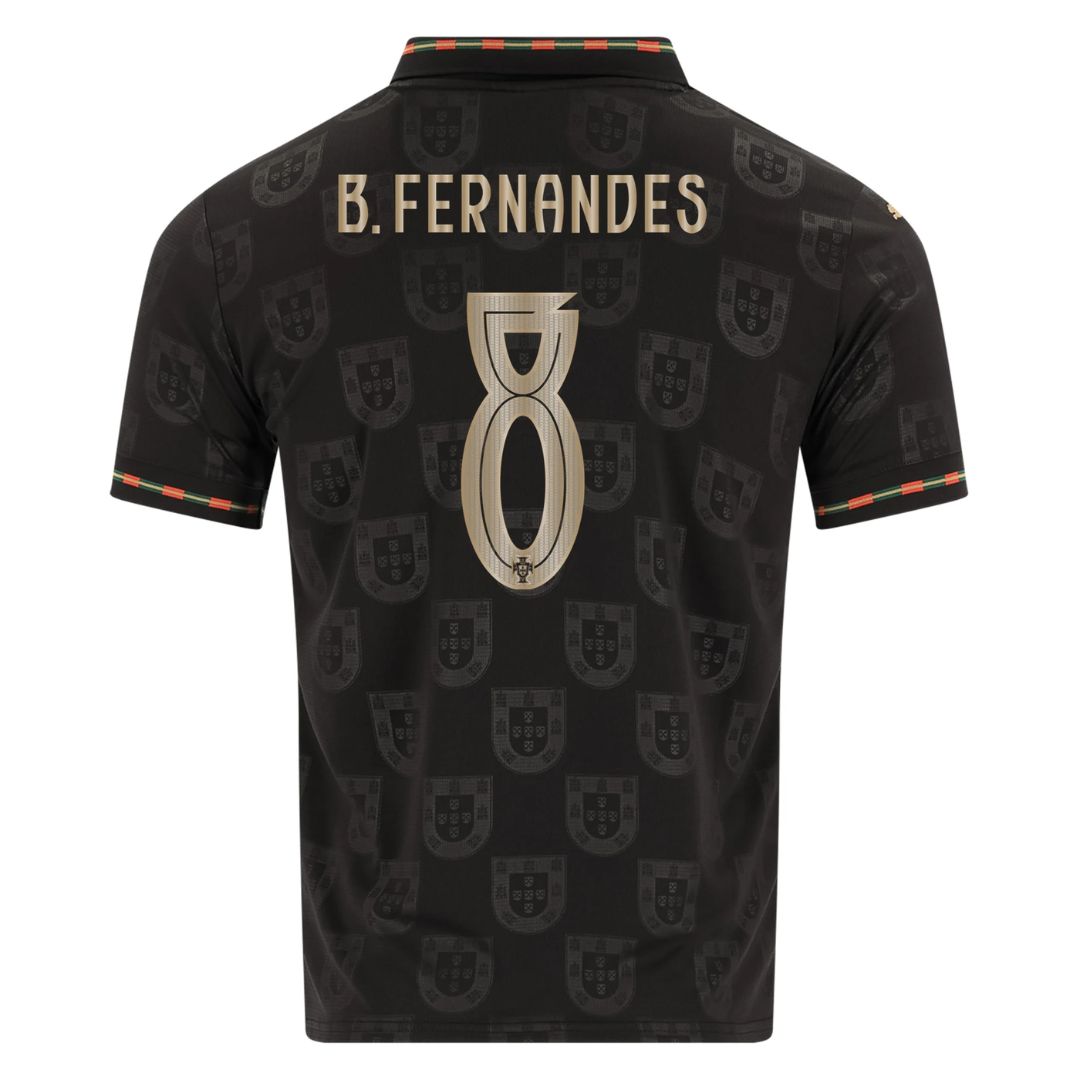Portugal Fan Jersey Black Panther 2025/26 - #7 Ronaldo, #13 Eusebio, #8 B. Fernandes-mysite Custom Football Kit- Nextkits