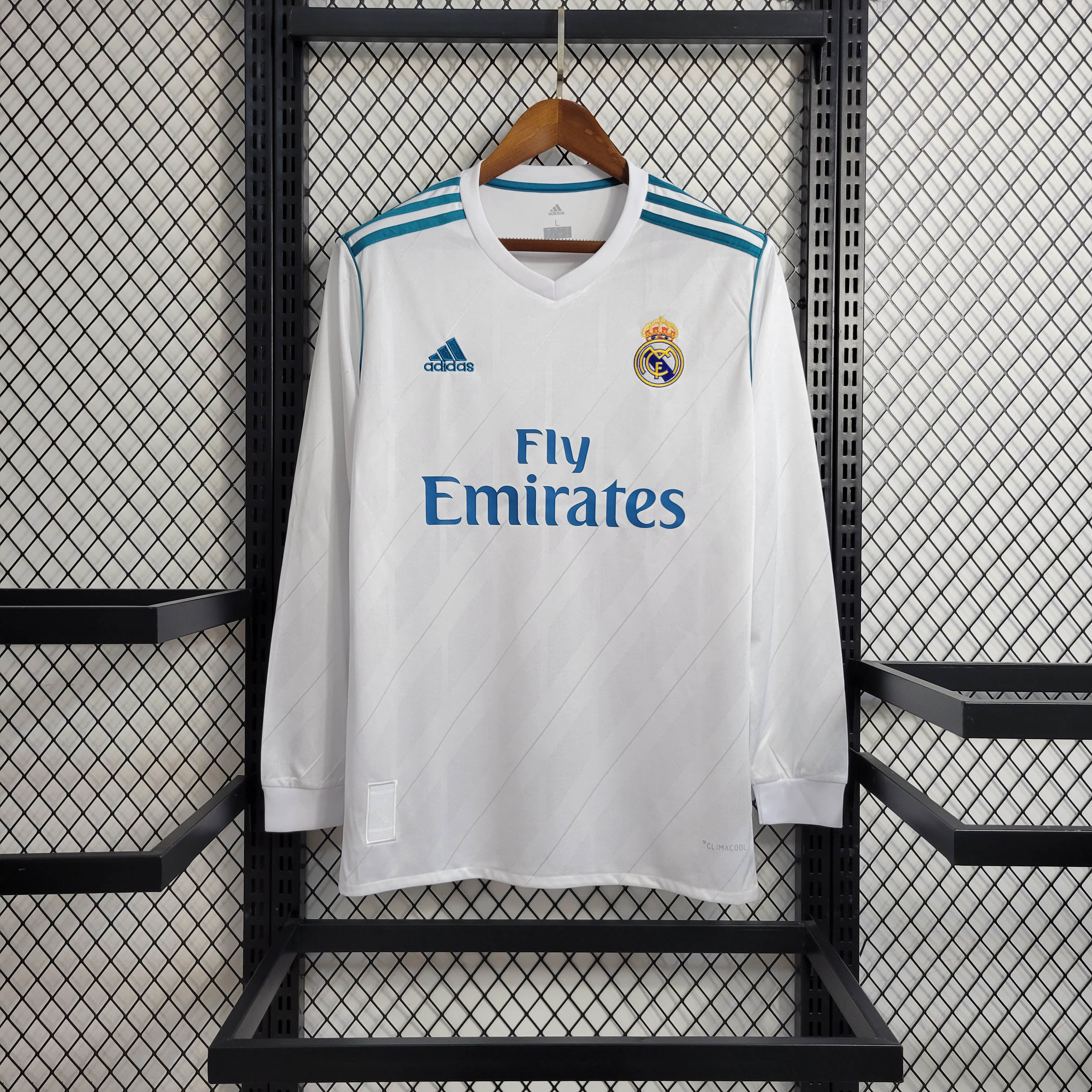 2017/2018 Retro Long Sleeve Real Madrid Home:football jersey mysite: unitedjerseyfootball 邓江浪:football