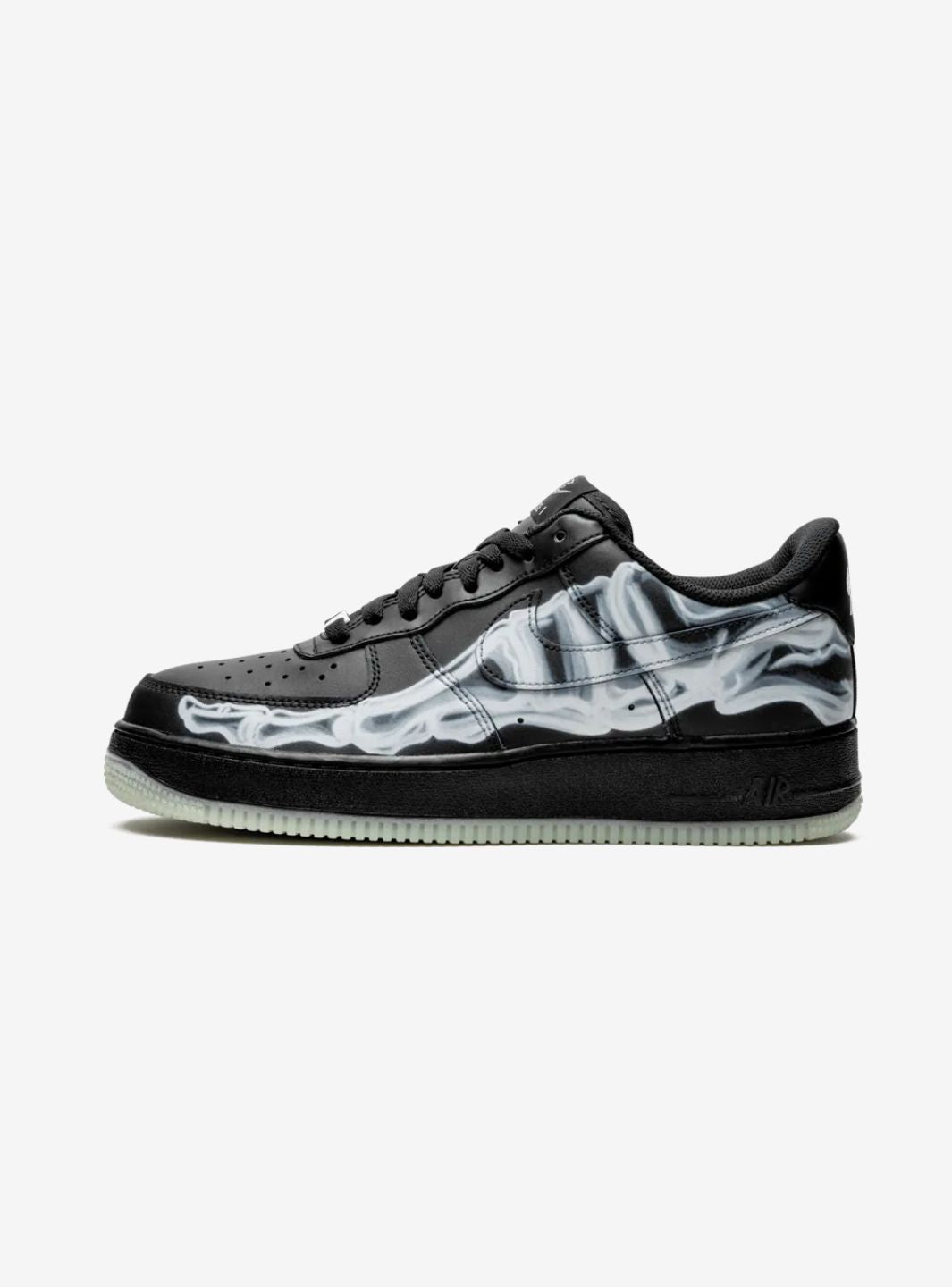 Nike Air Force 1 Low Black Skeleton Halloween (2019)、NIKE、Cacoeks
