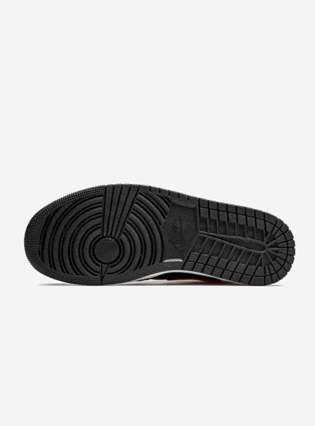 Air Jordan 1 Mid Black Chile Red White、JORDAN、Cacoeks