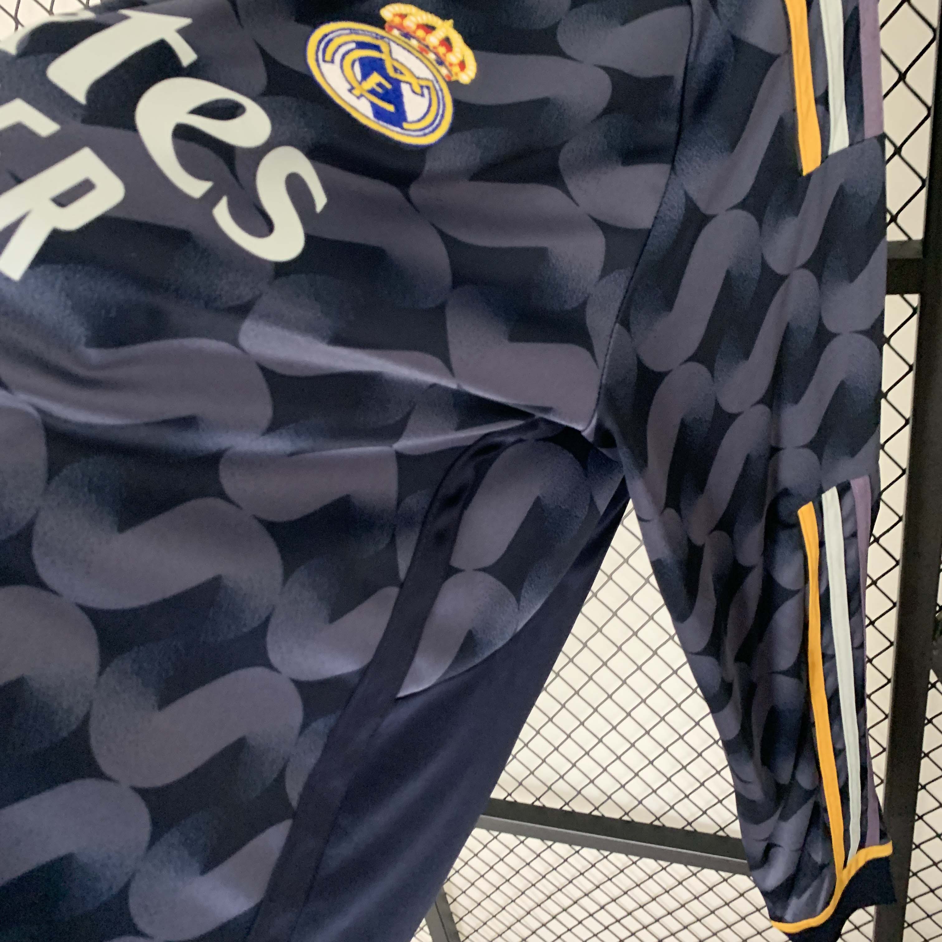 2023/2024 Long Sleeve Real Madrid Away Football Shirt 1:1 Thai Quality:football jersey mysite: unitedjerseyfootball 邓江浪:football
