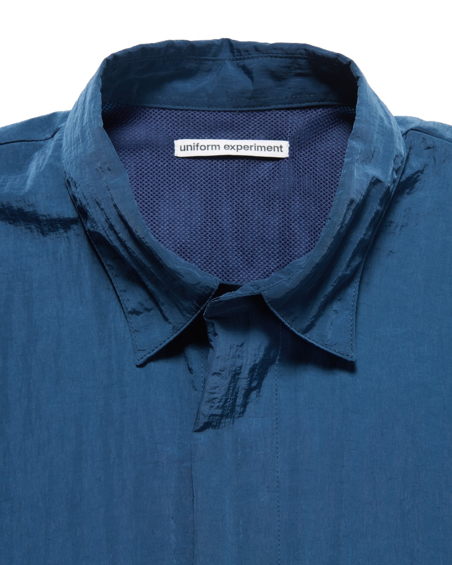 uniform experiment 25S/S CRYSTAL NYLON VENTILATION SHIRT  UE-250021 