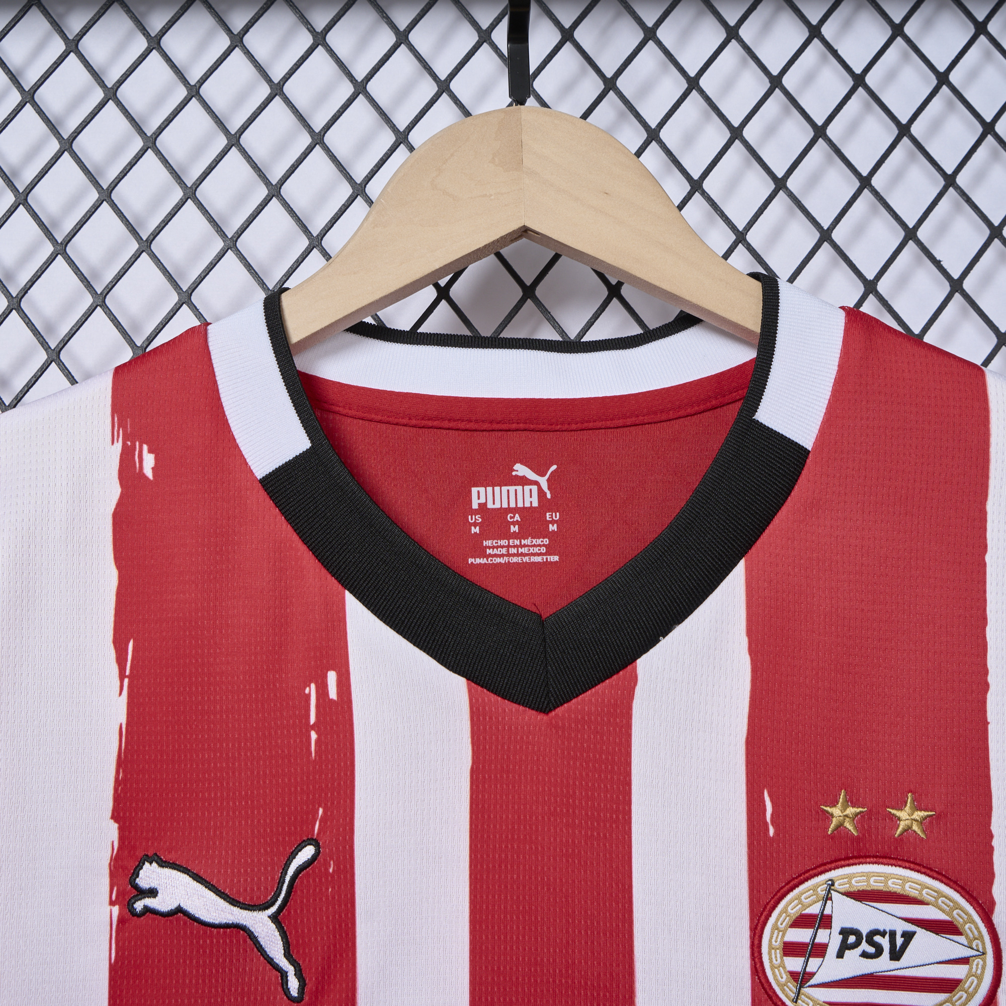 JerseysGala.com | PSV Eindhoven 24-25 Home Jersey - Fans Version -Customize Name, Number and Patch | Worldwide Shipping