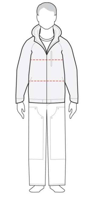 measure men's coat