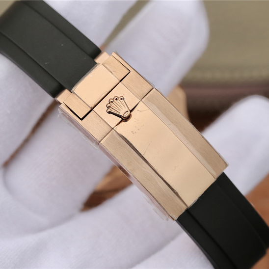 brand Yacht Master 1 Golden Diamond Dial Rubber Strap 40mm luxury watch for sale – NeveReL