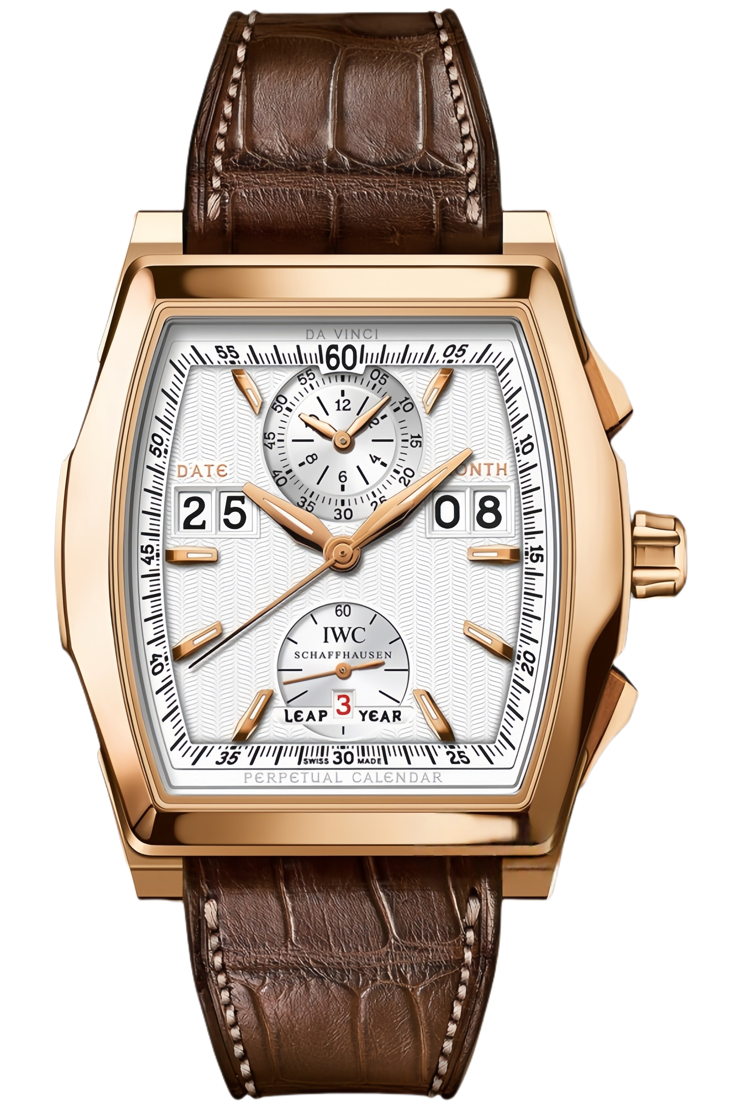 IWC Da Vinci Ref. IW376107 Super Clone Watch – Stainless Steel Silver Dial Chronograph Fake Replica