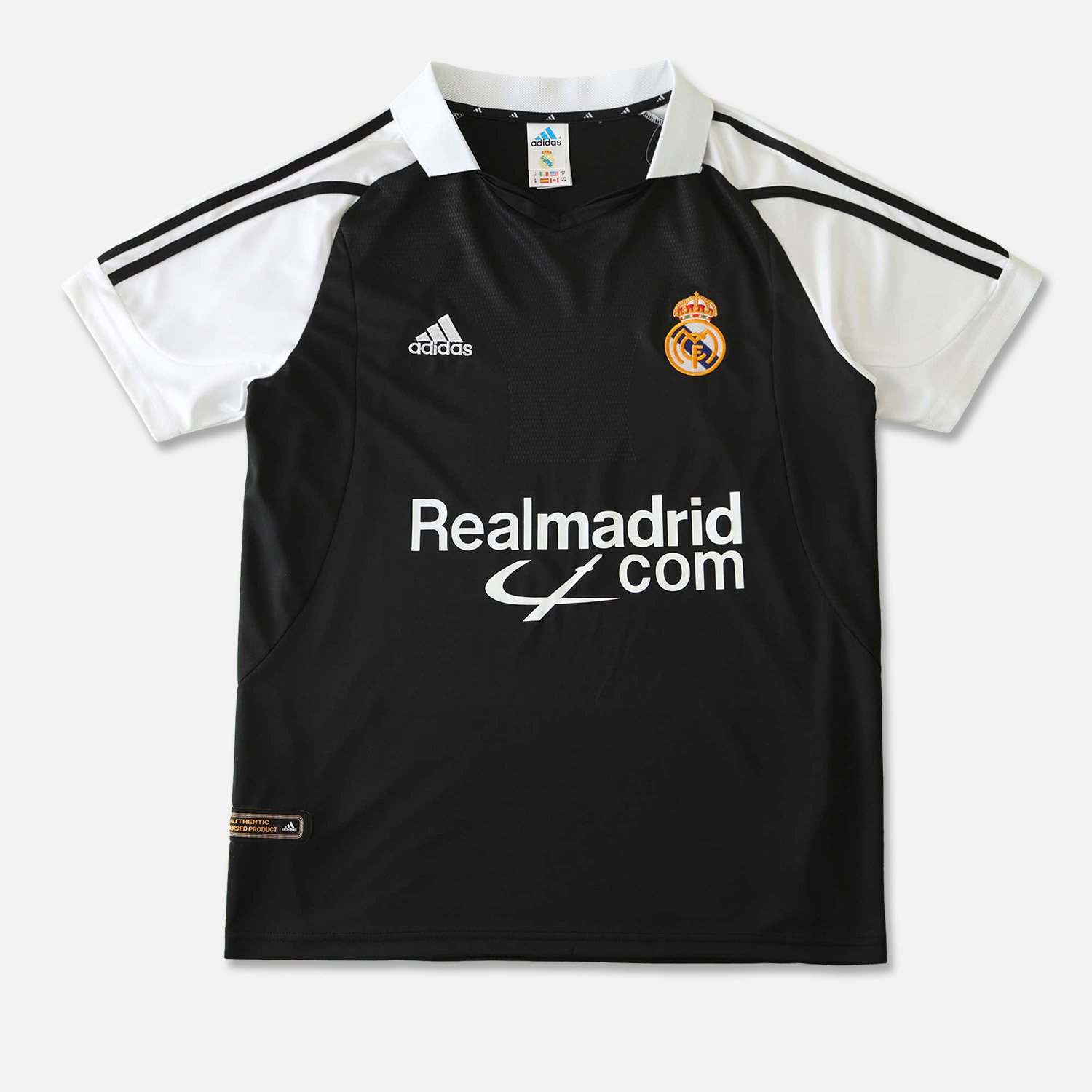 ManixJersey.com | Retro Real Madrid 2001-02 Away Jersey -Customize Name, Number and Patch | Worldwide Shipping