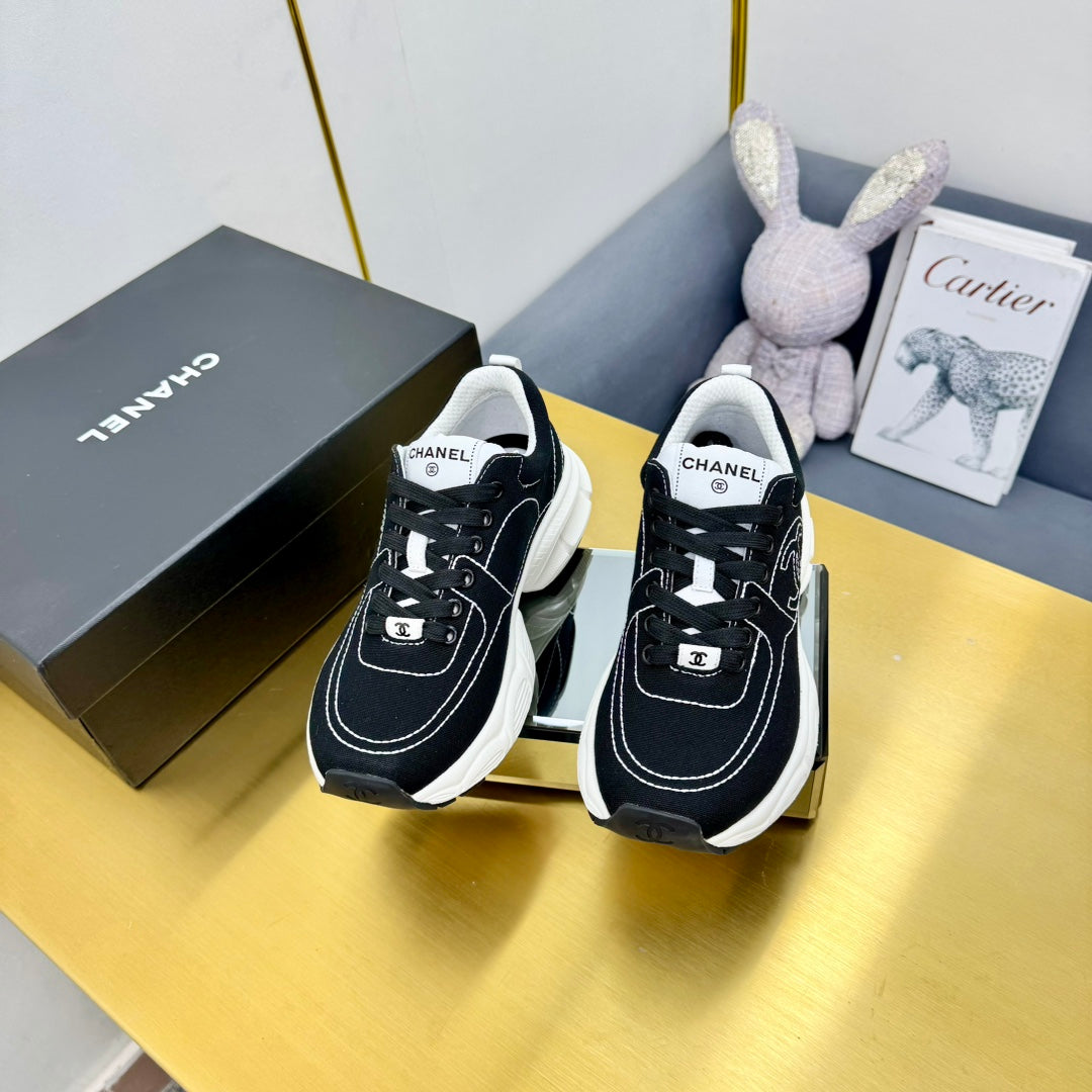 SNEAKER IN BLACK MIX WHITE BREATHABLE FABRIC、mysite、Cacoeks