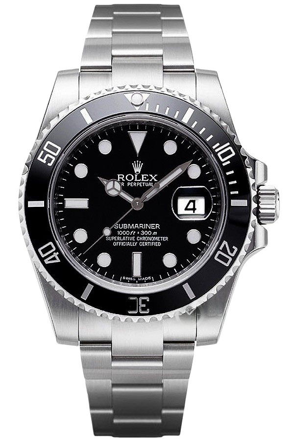 Rolex Submariner Black Dial Super Clone Swiss Replica Watch “Black Sub” Ref M116610LN-0001 Oystersteel Bracelet