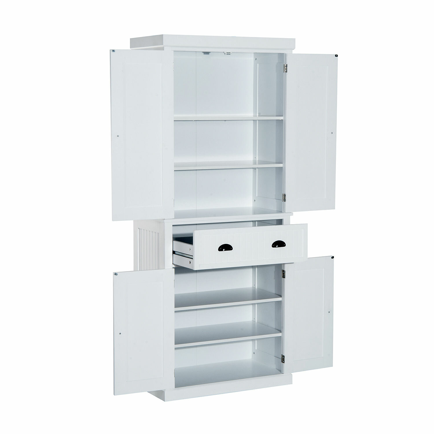 Adjustable Shelving and Large Storage Drawer