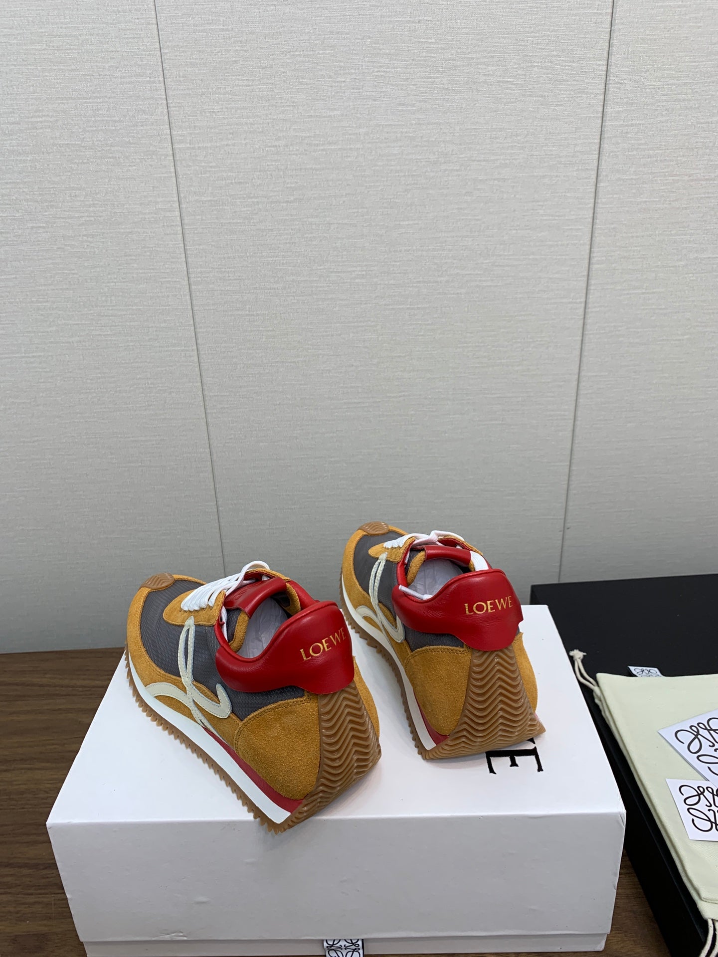 LW FLOW RUNNER SNEAKER BRONZE-ANCHOR SUEDE、mysite、Cacoeks