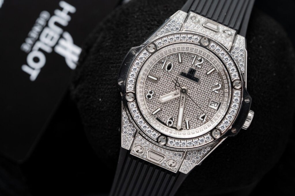 Đồng Hồ Hublot Big Bang One Click Đính Full Đá Replica 11 39mm (5)