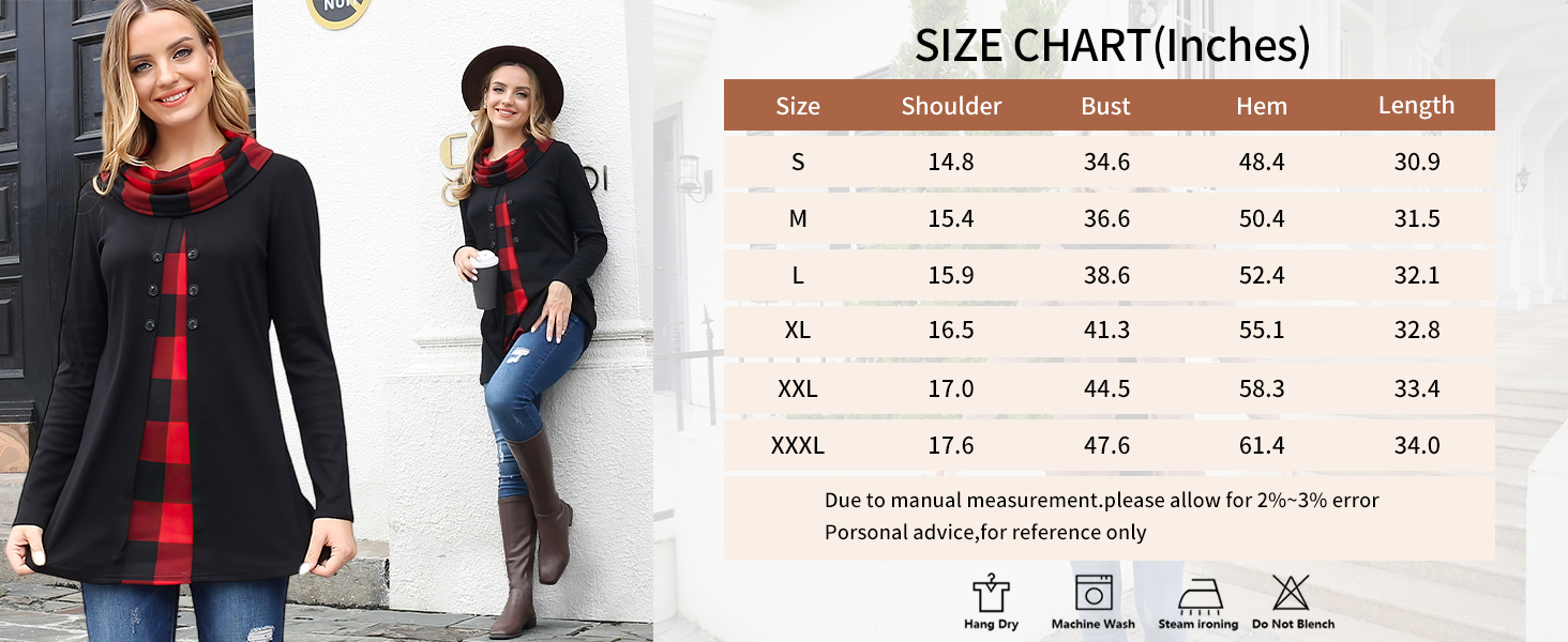 warm tunic tops for women uk