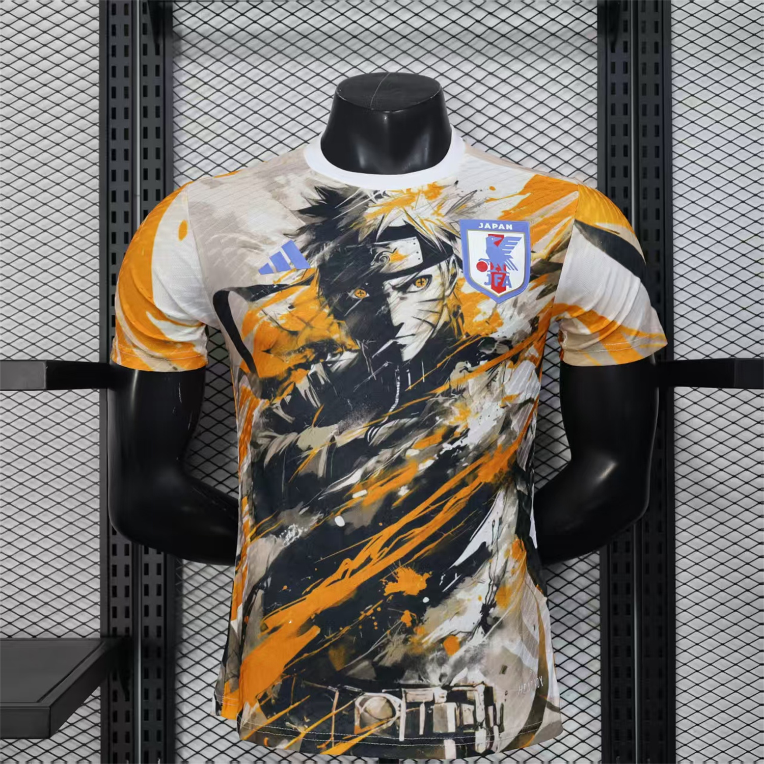 UltraTrikot-Japan 25-26 Naruto Uzumaki's Nine-Tailed Fox Mode Special Jersey - Player Version