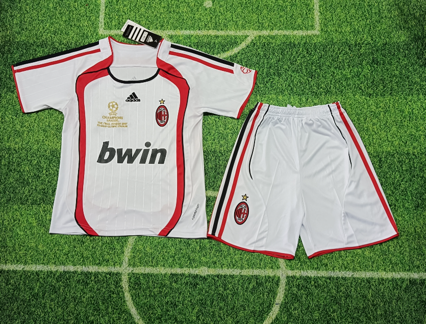 06/07 Retro AC Milan Away Football Shirt Kids Size Suit-mysite Custom Football Kit- Nextkits