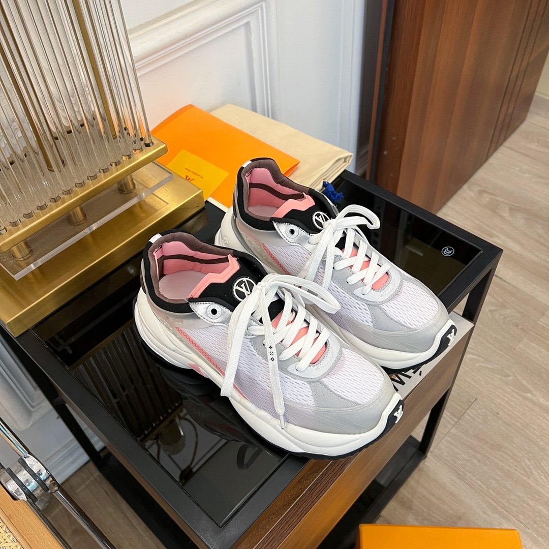 LV RUN 55 SNEAKER PINK BLACK、mysite、Cacoeks