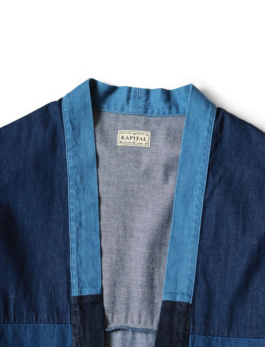 KAPITAL 8oz Denim 4TONE KAKASHI Shirt  EK-758LSA 