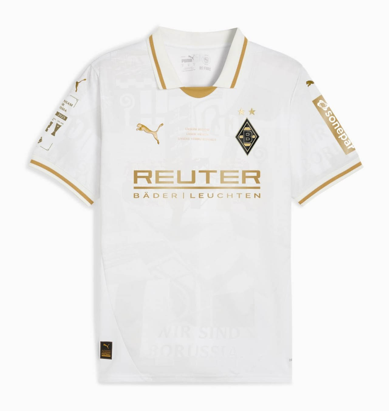 2025/2026 Borussia Mönchengladbach 125th Anniversary Edition White Football Jersey 1:1 Thai Quality:football jersey mysite: unitedjerseyfootball 邓江浪:football