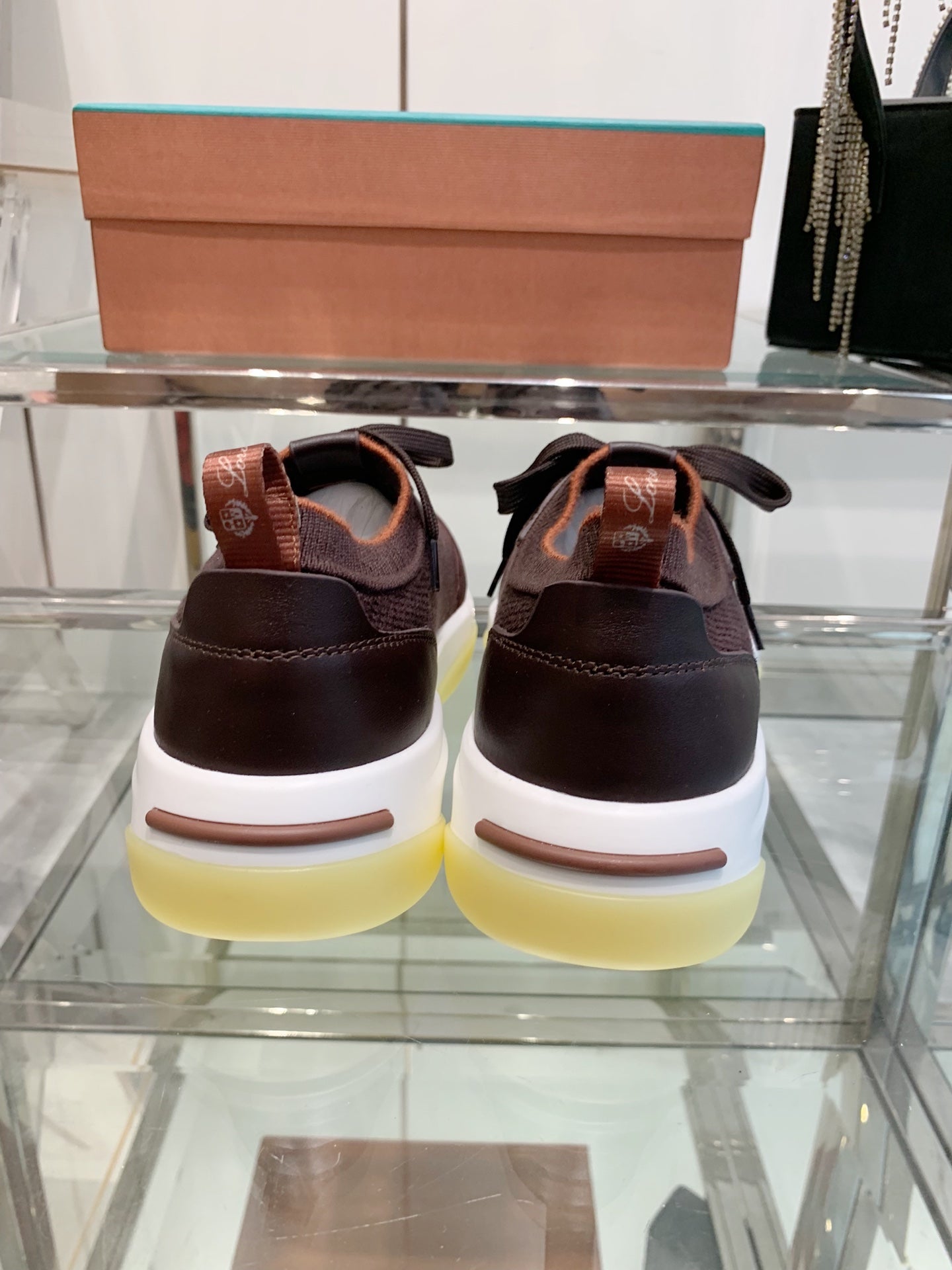 SNEAKER IN MAHOGANY RED CANVAS MIX SUEDE WITH LAMBSKIN、mysite、Cacoeks