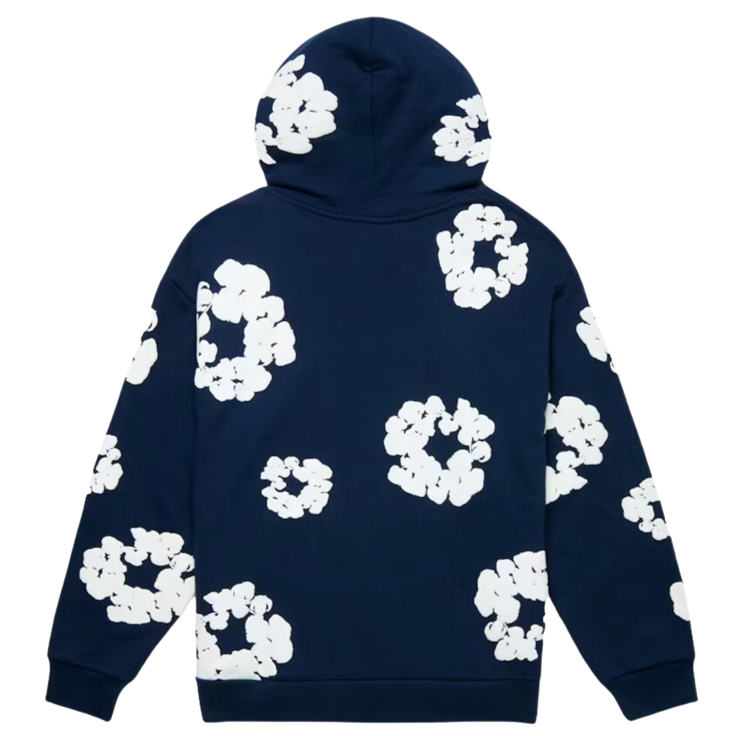 Denim Tears The Cotton Wreath Hoodie Sweatshirt Navy、mysite、Cacoeks
